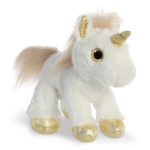 Jucarie plush Unicorn auriu 30 cm Aurora