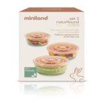 Set recipiente 3buc roz MINILAND