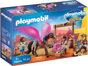 Marla  and  Del with Pegasus Playmobil