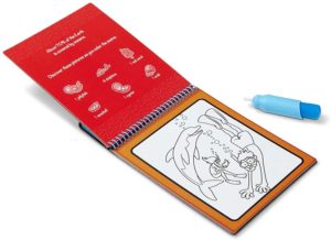 Carnet de colorat cu apa Aventurile Melissa&Doug - imagine 2