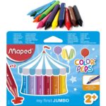 Creioane din ceara MAPED Jumbo/12