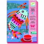 Tablou cu nisip, model cu paiete- peste Djeco