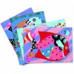 Tablou cu nisip, model cu paiete- peste Djeco - imagine 2