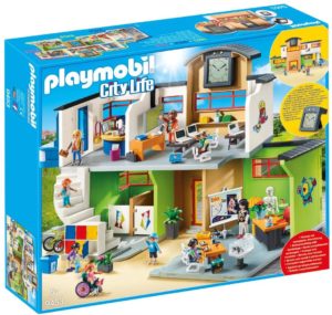 Furnished School Building Playmobil