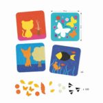 Set de aplicatii textile - Natura Djeco - imagine 2