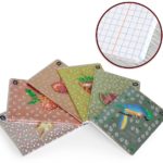 Caiet INTERDRUK Shine A5, 32 foi, metalic, metematica