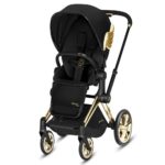 Carucior Priam JS Wings 2023 baza roti+hamac Aripi Aurii CYBEX - imagine 2