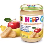 Pireu-terci, banana cu mar si biscuiti HiPP 190g