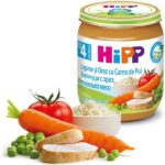 Pireu Pui cu orez si legume HiPP 125g