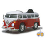 Autobuz electric VW rosu/alb JAMARA