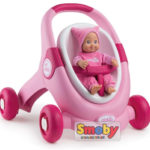 Smoby Cărucior pentru păpuși 3in1 MINIKISS roz