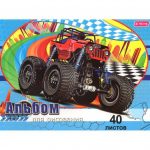 Album p/u desen cu sclipici 40 foi Prostand