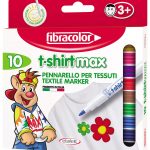Carioci 10 culori T-shirt Max Fibracolor