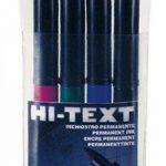 Set marker permanent 4 buc Hi-Text 580P