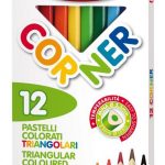 Creioane color 12 culori Corner Fibracolor
