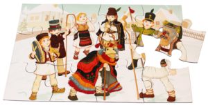 Traditii de Craciun. Puzzle educativ. GAMA. - imagine 3
