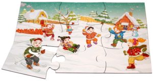 Traditii de Craciun. Puzzle educativ. GAMA. - imagine 4