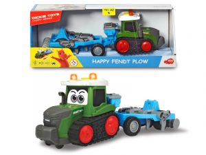 Dickie auto "Happy Fendt Plow" cu sunet si lumina