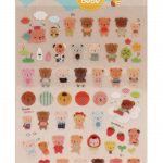 Stickers "Ursuletule & Pasare" Apli