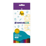 Creioane colorate hexagon 12 cul. Лео