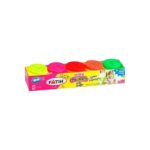 Pasta de modelat Fatih play dough 5buc. mini neon