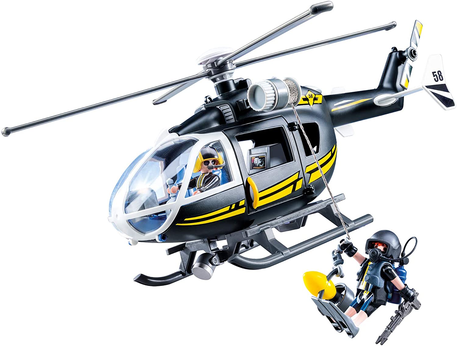 Elicopterul echipei SWAT Playmobil 