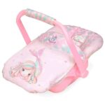 Scaun-auto p/u papusa - roz DECUEVAS