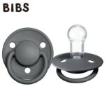 Suzeta din silicon Bibs De Lux (0-36 luni) culoarea Iron