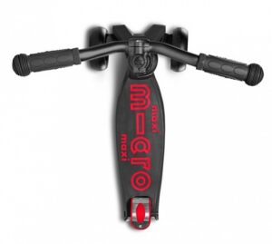 Trotineta Maxi Micro Deluxe Pro Negru/Rosu MICRO - imagine 2