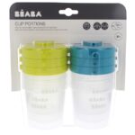 Set 6 recipiente de depozitare p/u mancare Beaba