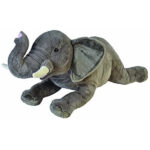Jucarie moale Elefantul african 76 cm Wild Republic