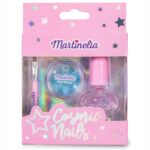 Set de lacuri (perie, pudra cu sclipici, lac de unghii) MARTINELIA