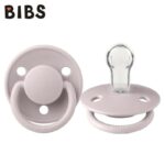 Suzeta din silicon Bibs De Lux (0-36 luni) culoarea Pink Plum