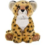 Jucarie de plus Leopard ECOKINS 30cm Wild Republic