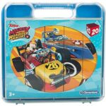 Puzzle in valiza Disney Mickey and the Roadster Racers Puzzle in Case 20 pcs 21x22cm 20 buc. Clementoni