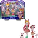 Enchantimals Papusa Bree cu sora Bedelia MATTEL