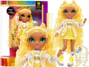 Papusa Rainbow High seria "Junior" - Sunny Madison 23 cm (cu accesorii) - imagine 2