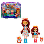 Enchantimals Papusa Felicity cu sora Flick MATTEL