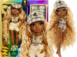 Papusa Rainbow High seria "Pacific Coast" Harper Dune 28 cm (cu accesorii)