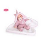 Papusa bebe interactiva 27 cm cu Gluga Unicorn Antonio Juan