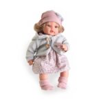 Papusa Beni interactiva 42 cm in Scurta Gri Antonio Juan