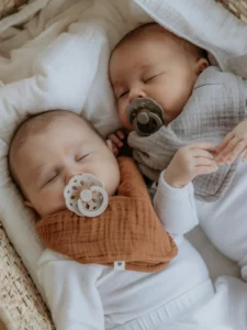 Suzete din latex Bibs Boheme (6-36 luni) culoarea Ivory si Sage - imagine 2