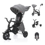 Bicicleta pliabila Nova + Air -gri Qplay