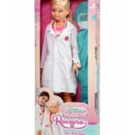Papusa Rosaura 105 cm doctor cu 2 costume de schimb JESMAR