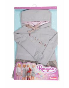 Imbracaminte de culoare gri pentru papusa 105 cm JESMAR