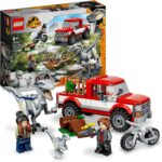 Captura de velociraptor albastru si Beta JURASSIC WORLD LEGO