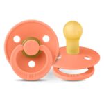 Suzeta din latex Bibs Colour (0-6 luni) culoarea Papaya