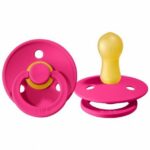 Suzeta din latex Bibs Colour (6-18 luni) culoarea Raspberry