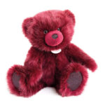 Jucarie plus Ursulet bordo 40 cm DOUDOU