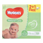 Servetele umede pentru copii "Huggies Natural Care", (56x3) bucati